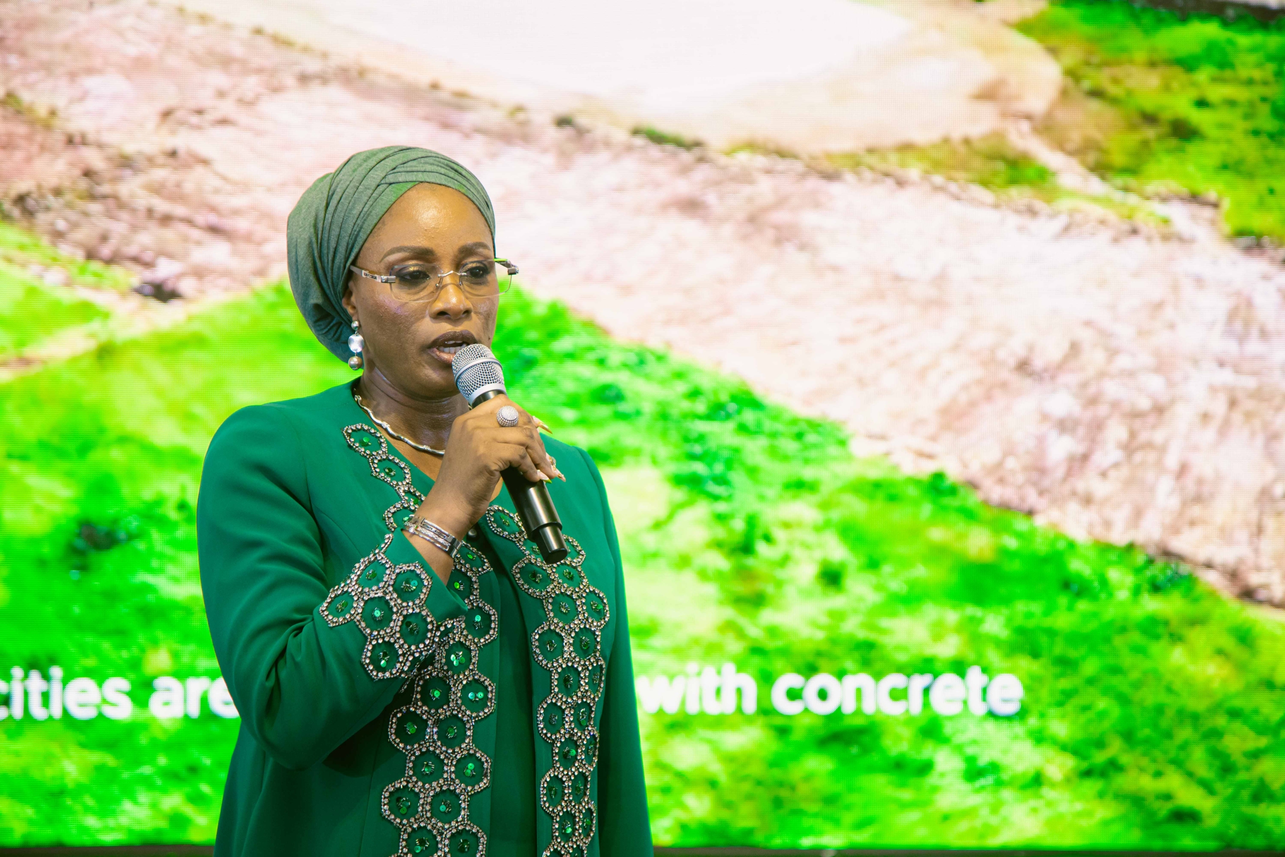 Dr Omowunmi Olalere delivering keynote address at Olympic City Lagos